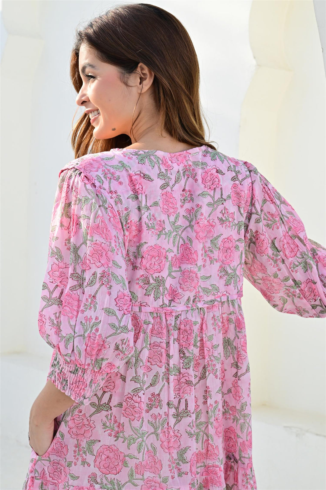 Montpellier smekkekjole bobbin pink