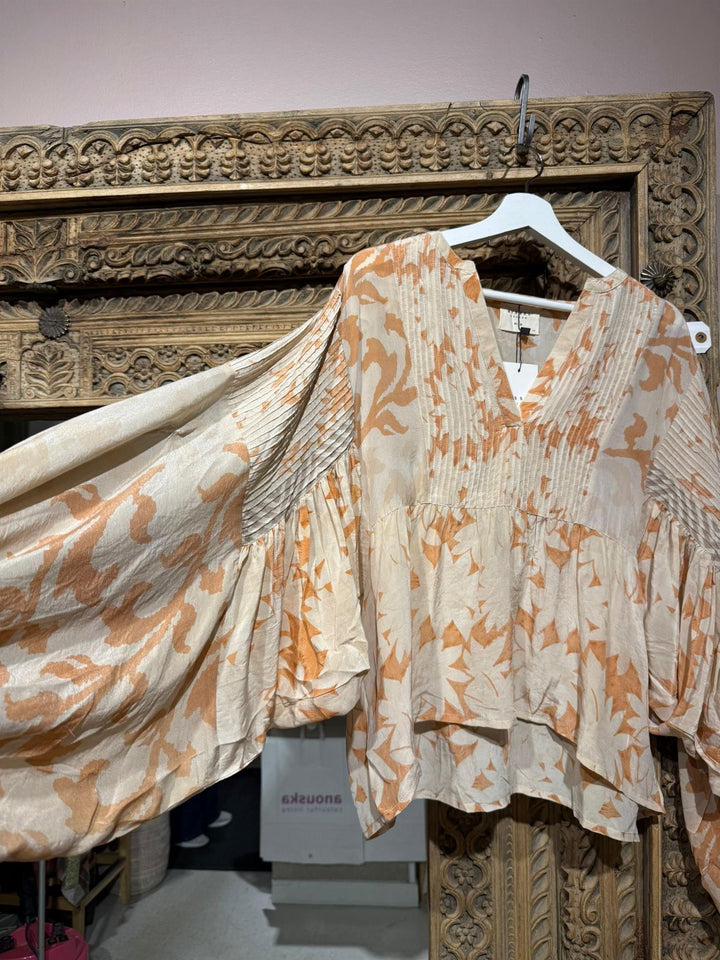 Bibi Balloon 100% silke bluse #140