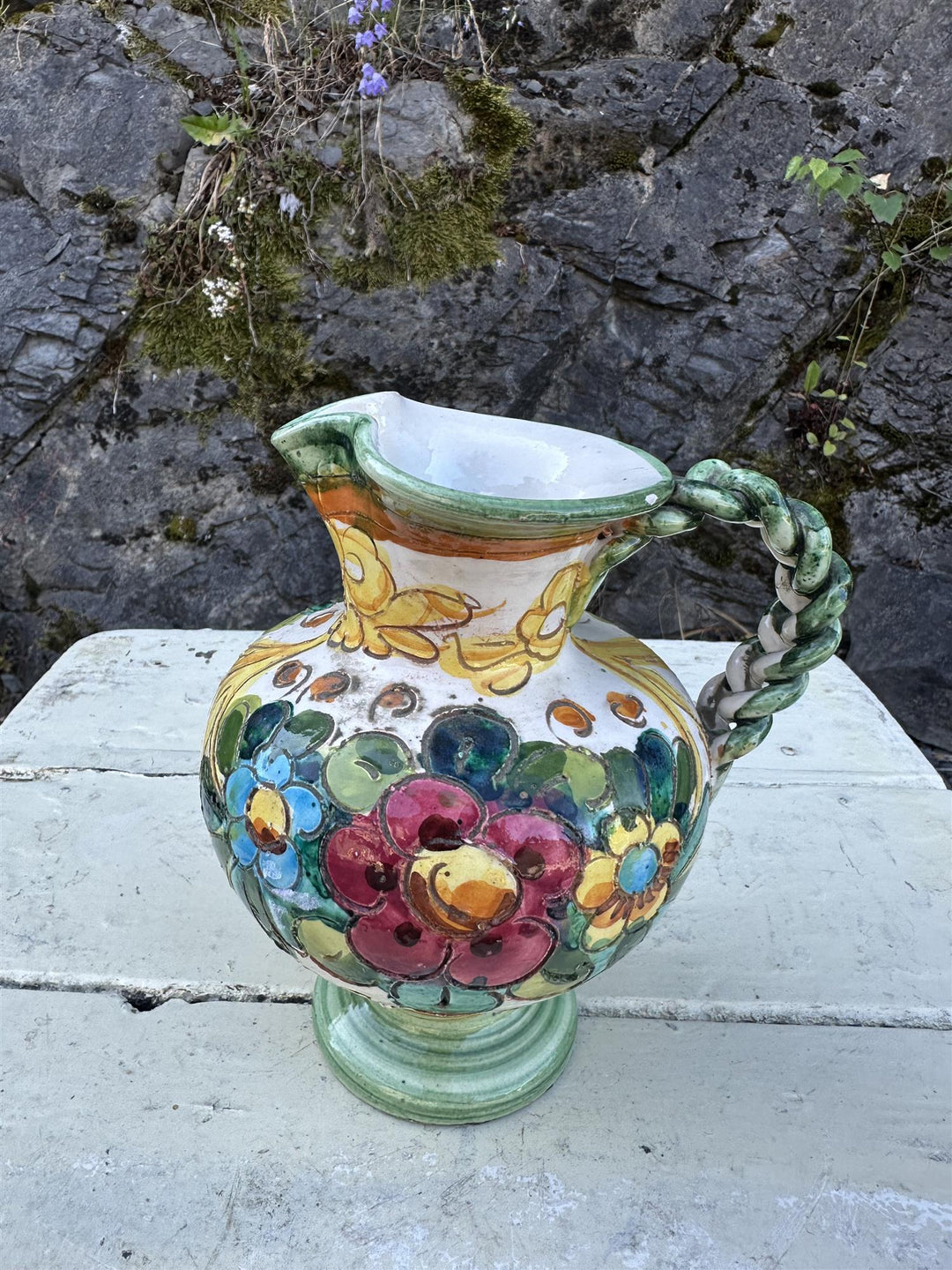 Vintage mugge H: 16,5 cm