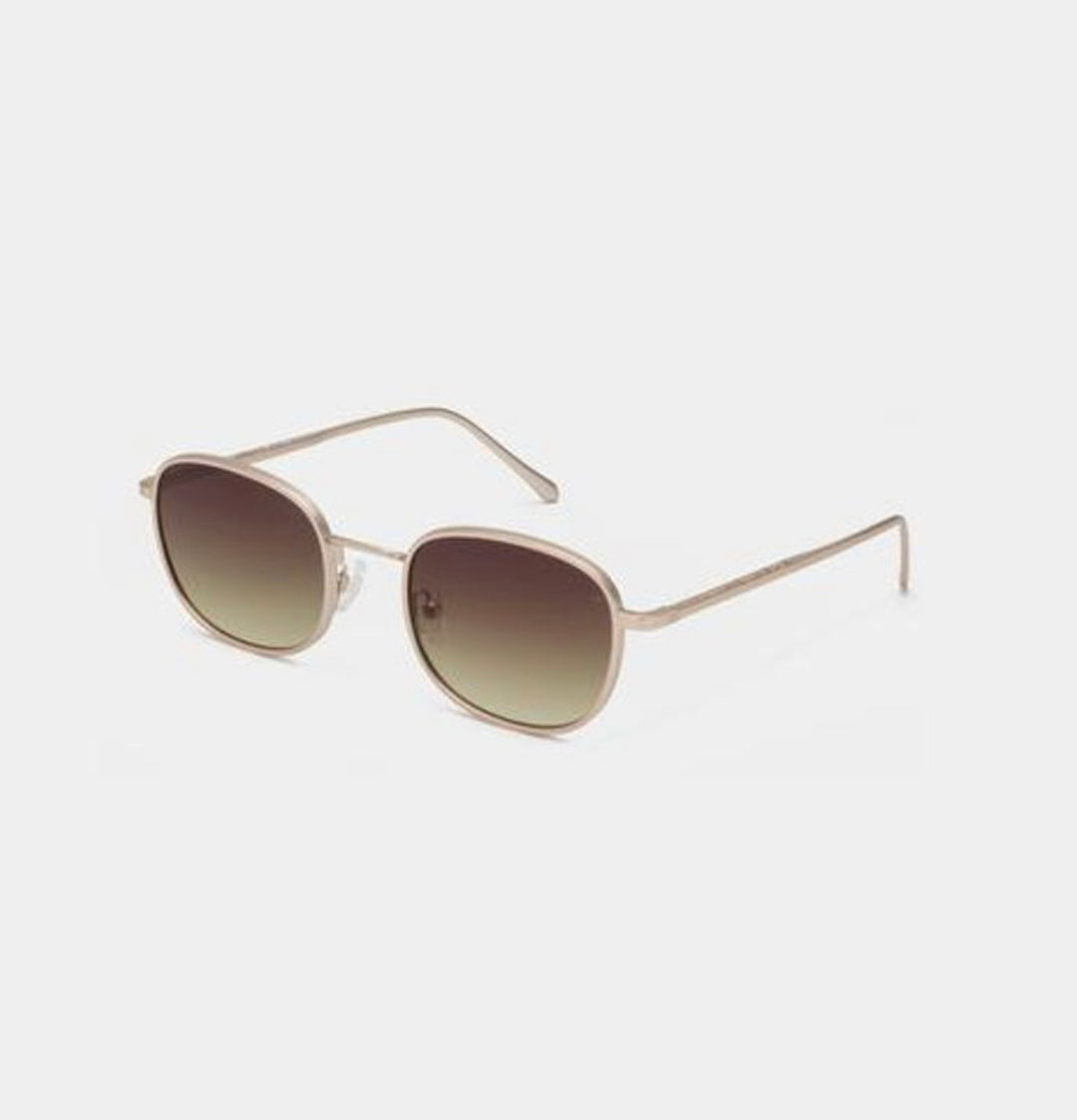 Solbrille Hello matte gold