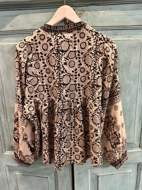 Azar bluse antique bone