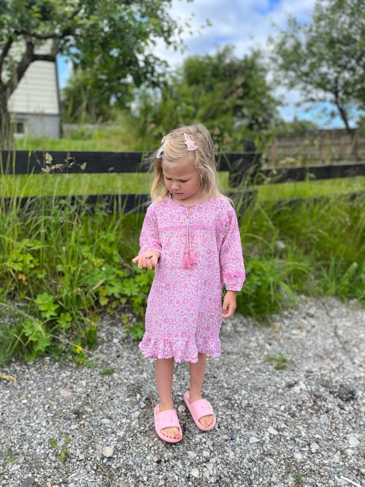 Pippen smekkekjole pink