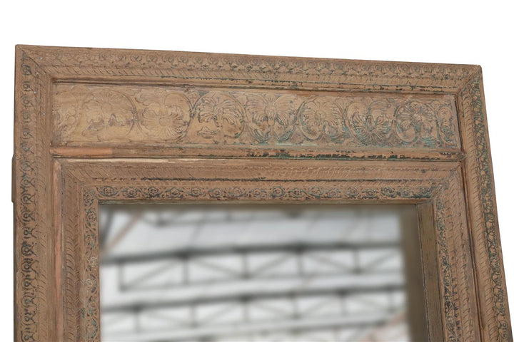 Speil vintage treramme H226 cm
