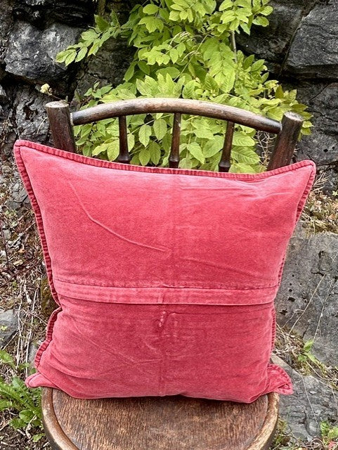 Putetrekk velur 50x50 cm Burgundy