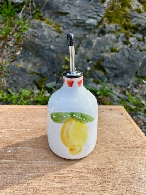 Limone oljeflaske med helletut H 18 cm