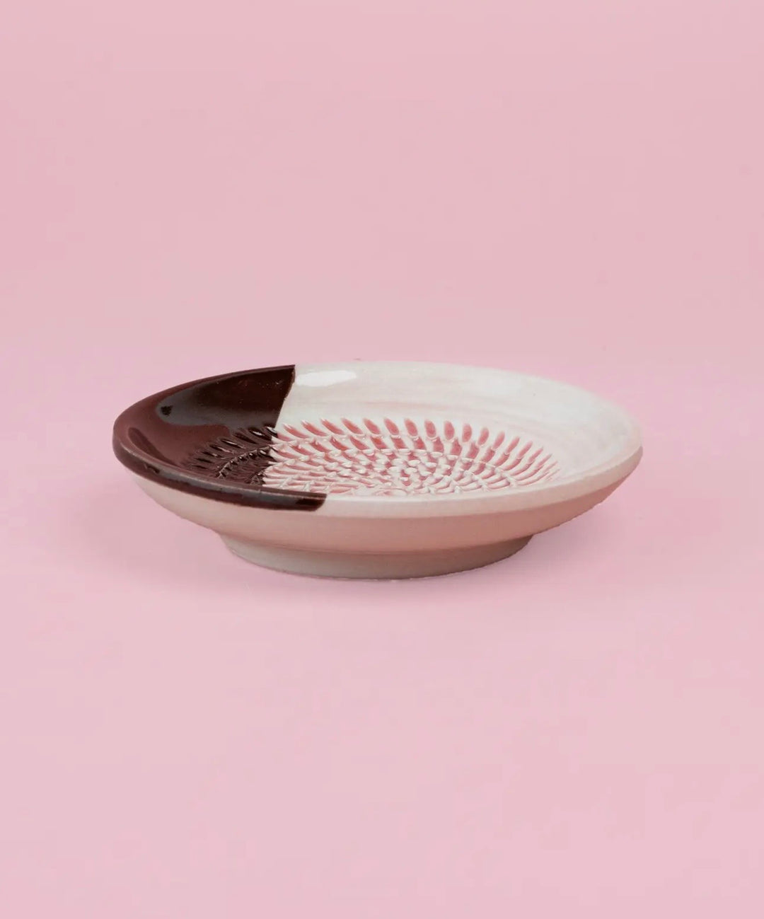 Rivjern keramikk pink/choco dip