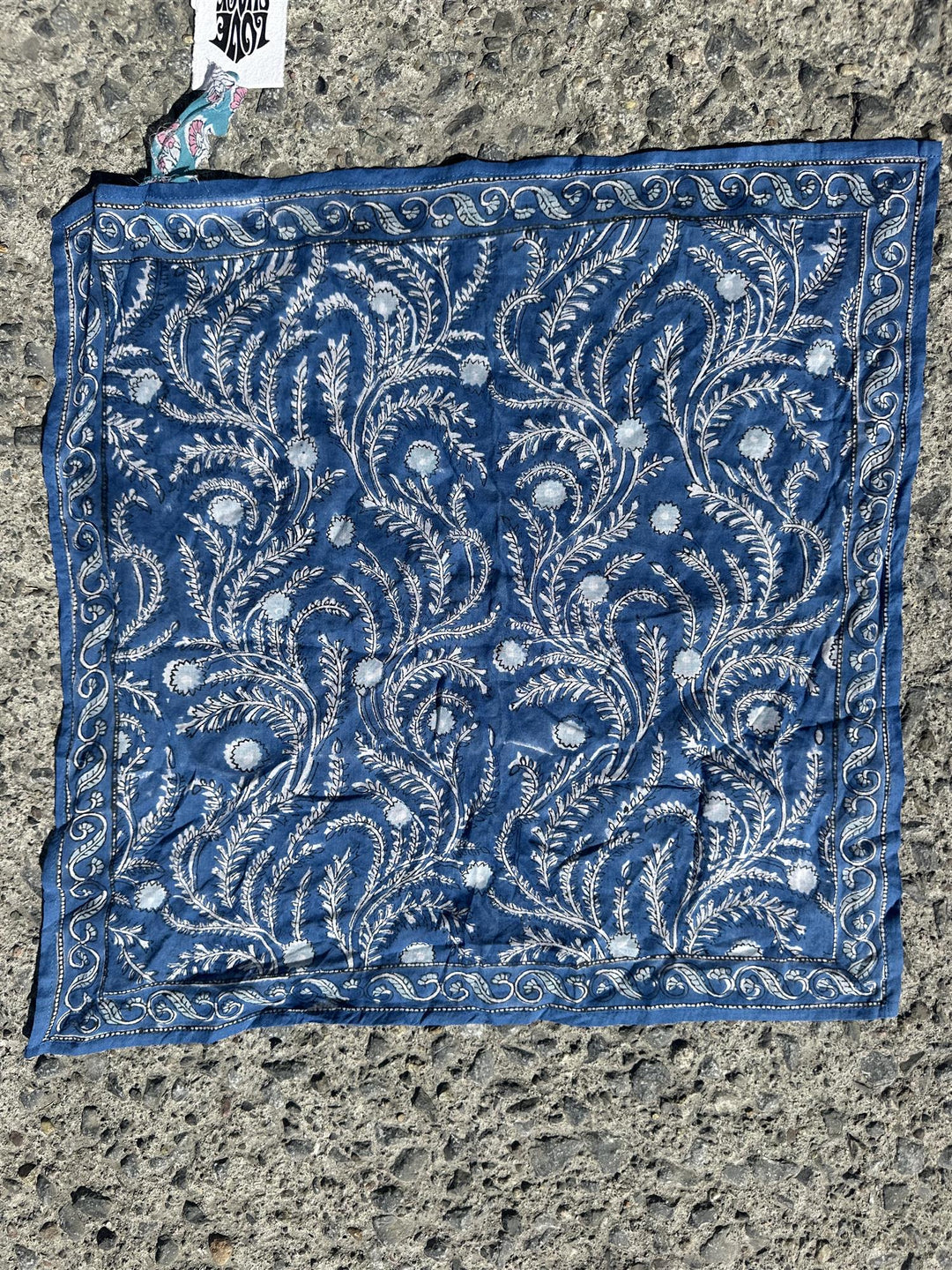 Bandol lite skjerf blue