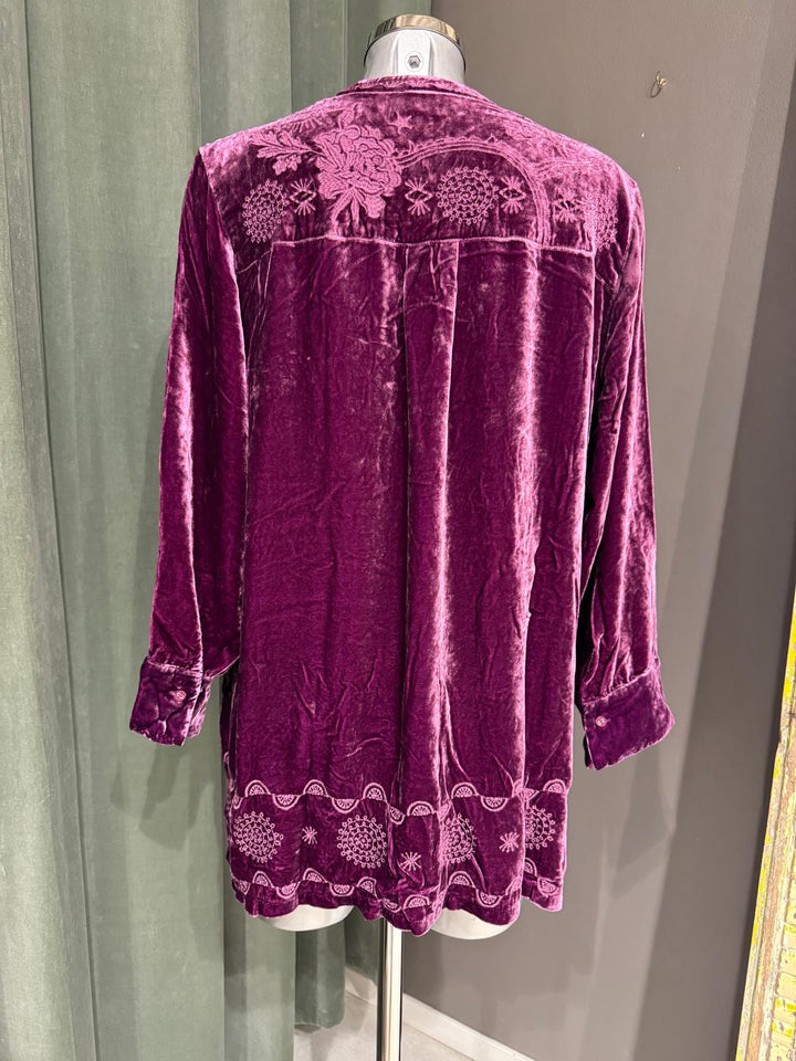 Henley tunika sugar plum