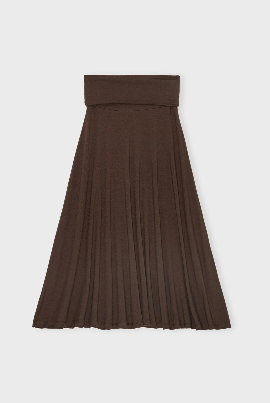 Gracious skjørt lyocell dark brown