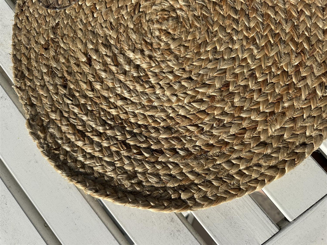 Spisebrikke rund jute