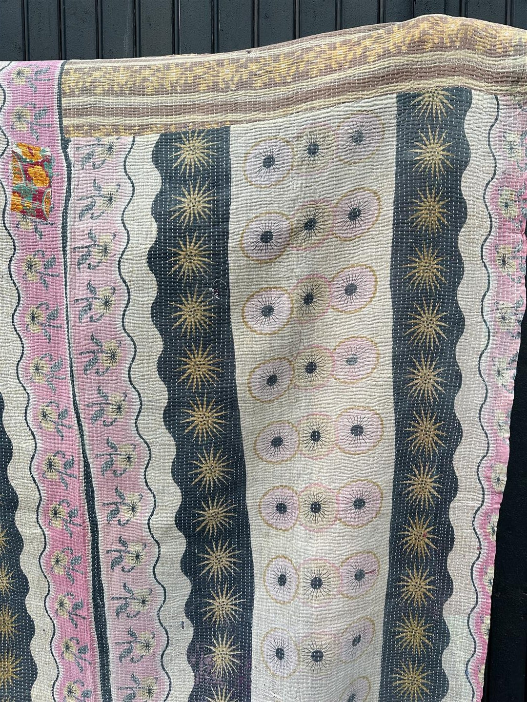 Teppe vintage kantha ca 150 x 210 cm Nr 94