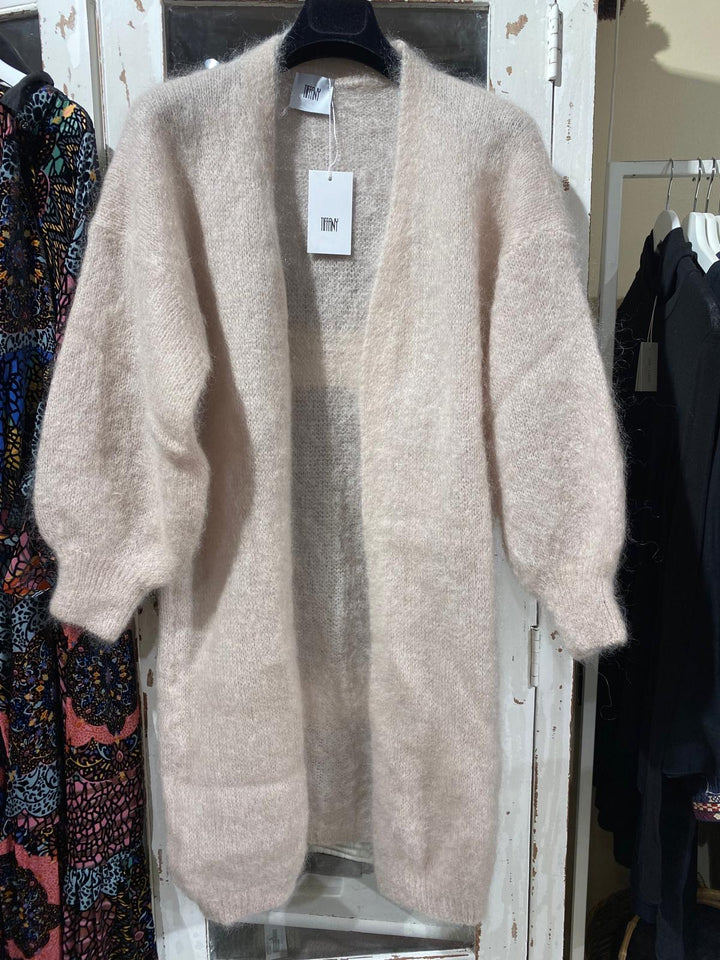 Lilje lang cardigan beige