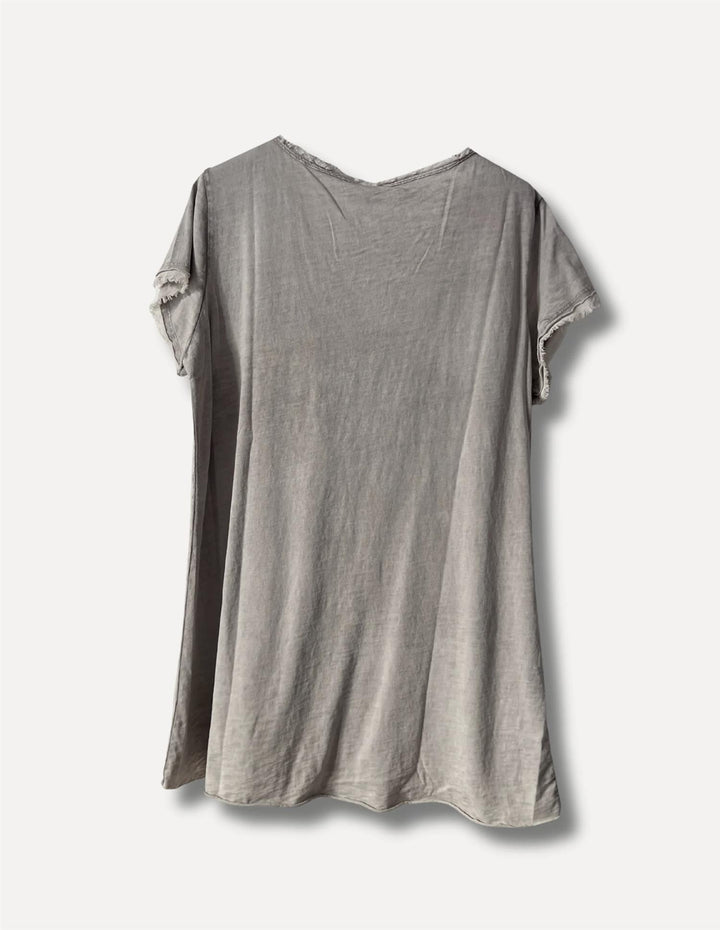 V-classic t-shirt fango