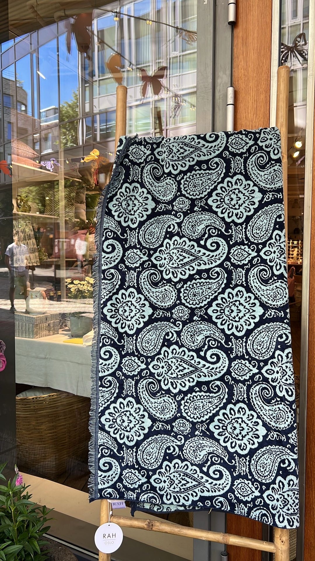 Strandhåndkle navy 100 x 190 cm