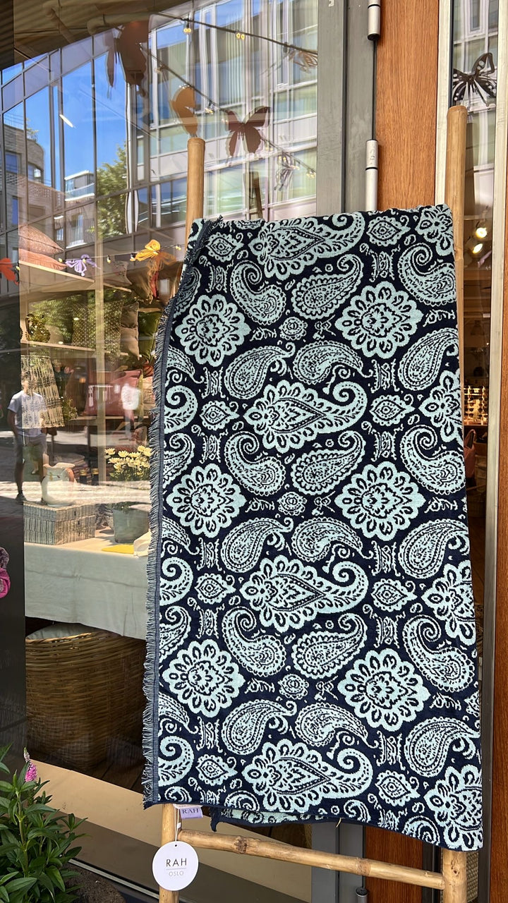 Strandhåndkle navy 100 x 190 cm