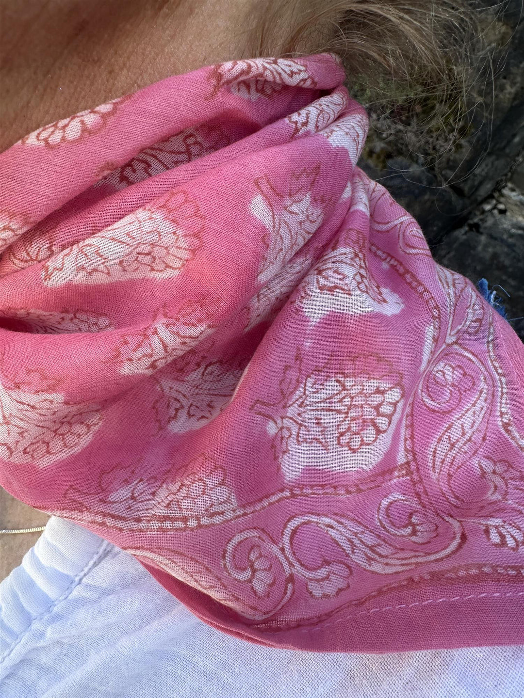 Arles lite skjerf rosy