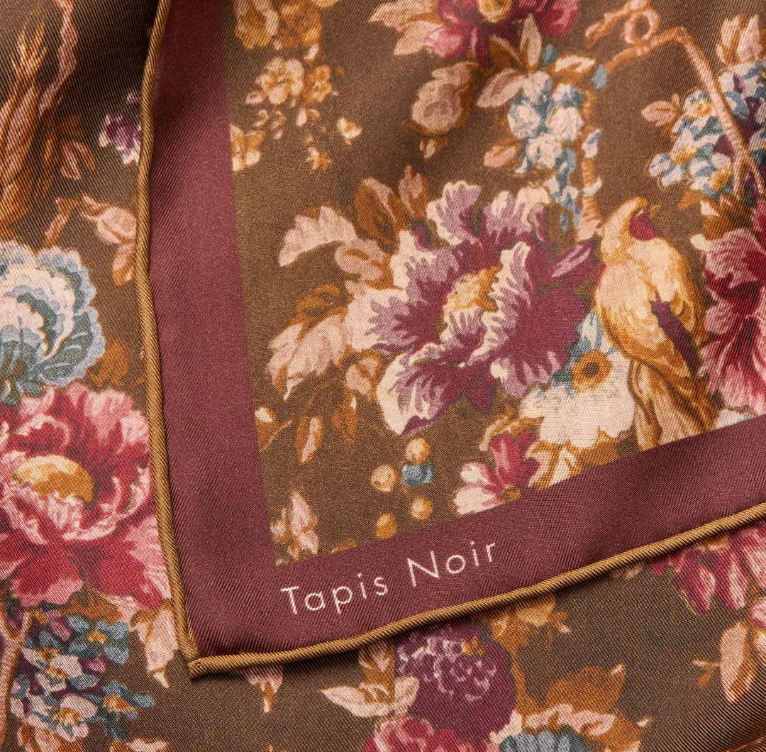 Classical Daisy skjerf brun