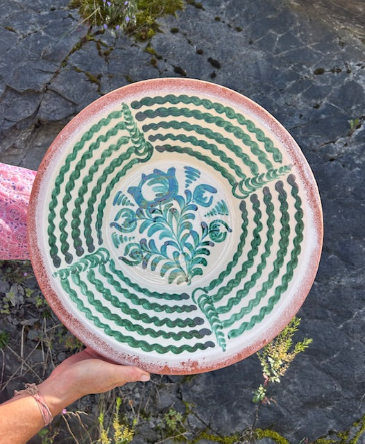 Lebrillos Granainos bolle grønn Ø: 40 cm #12