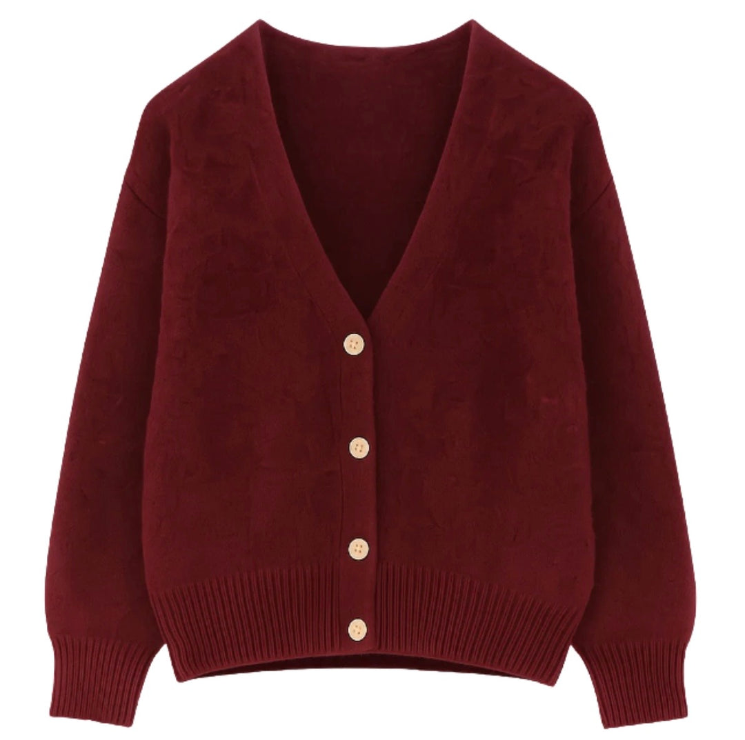 Lilje cardigan Bordeaux