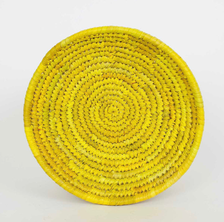 Palm brødkurv Ø: 20 cm gul