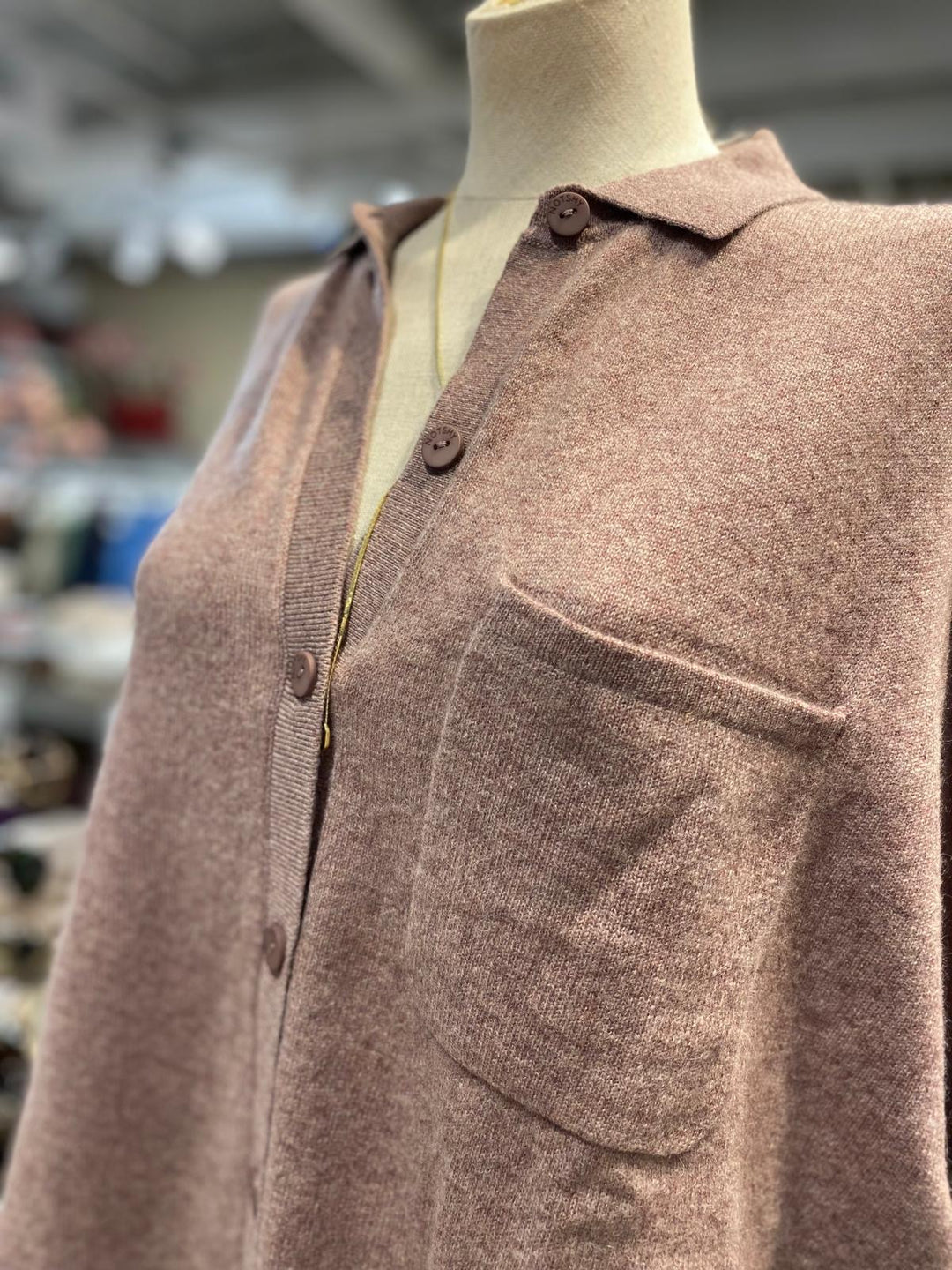 Andrea 100% cashmere granit