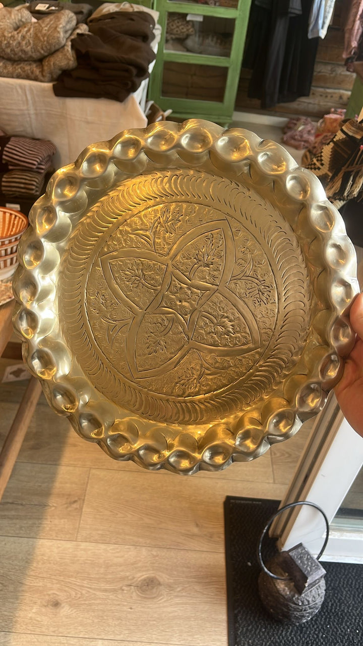 Eldorado sølvfarget brett Ø30 cm