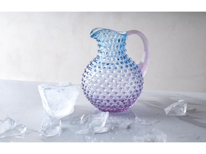 Hobnail jug galaxy lilac 2 liter