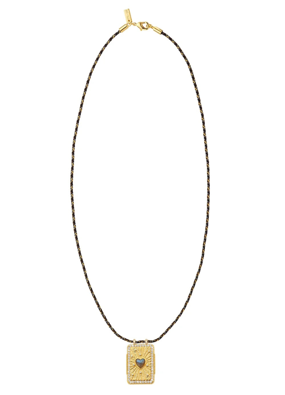 Kjede Labradorite heart boheme