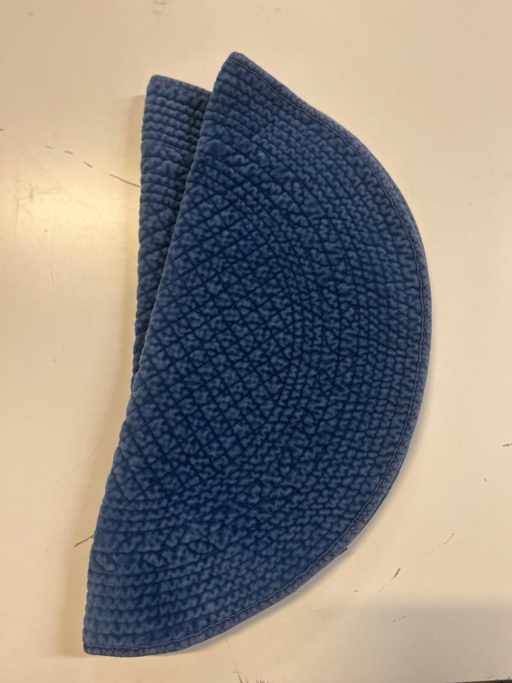 Spisebrikke velur rund Ø: 40 cm Navy
