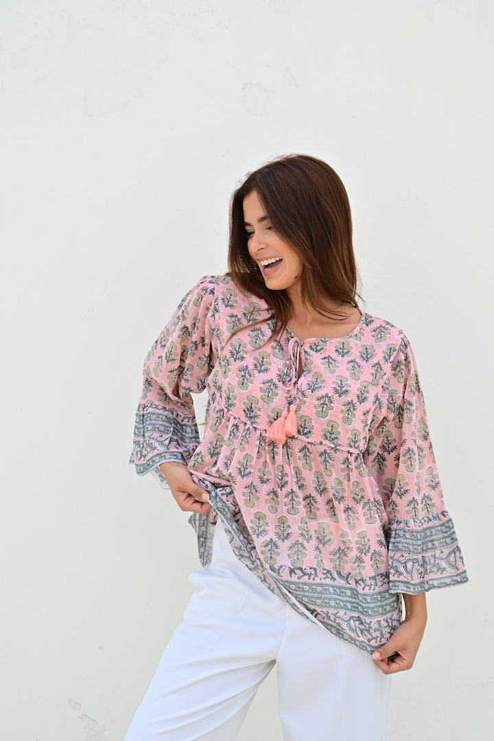 Avignon bluse powder pink