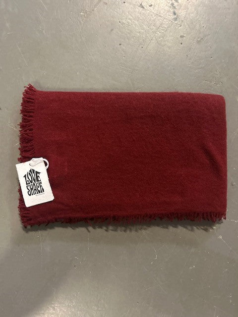 Skjerf 100% cashmere Burgundy