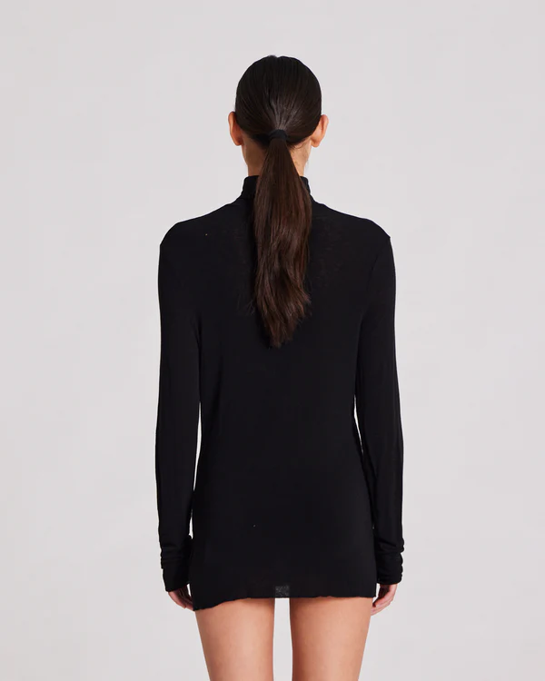 Anna wool turtleneck black