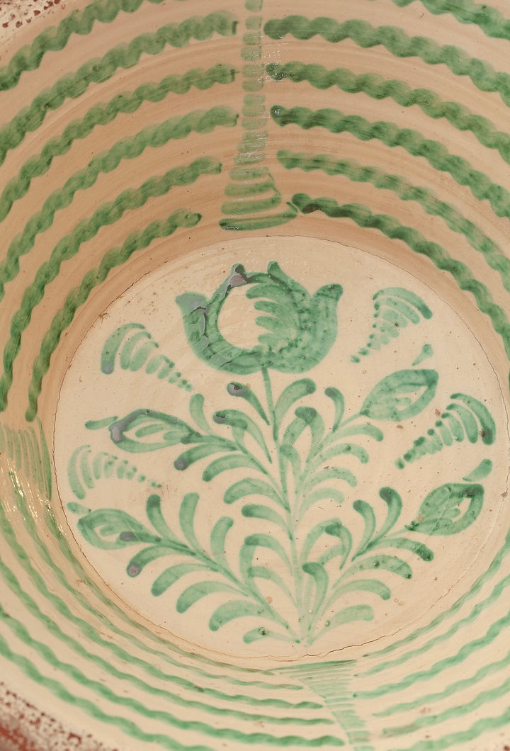 Lebrillos Granainos bolle Flor grønn Ø: 40 cm