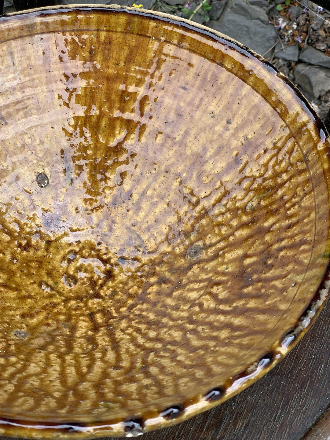 Tamegroute bolle Ø: 30 cm gul