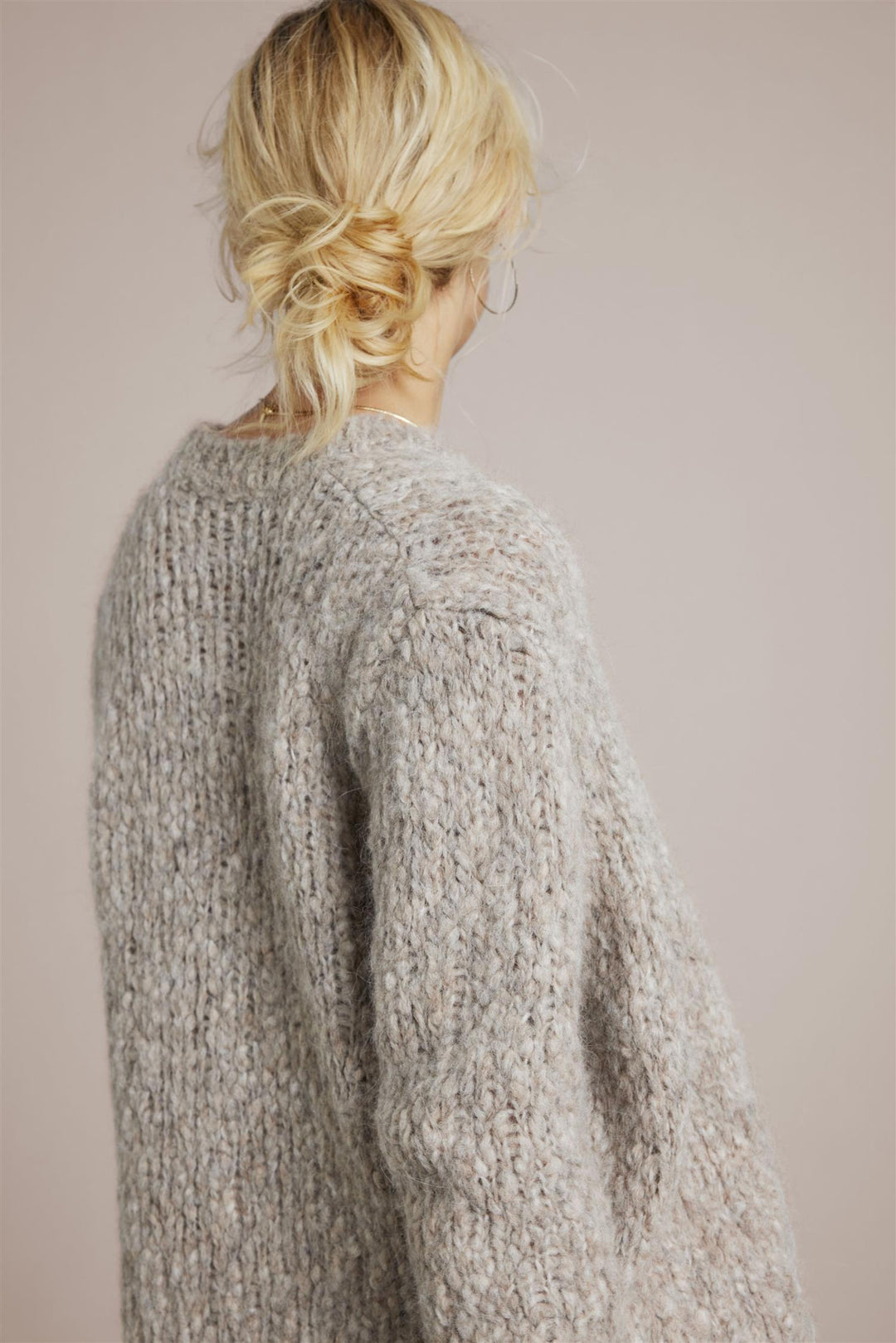 Bari cardigan light sand