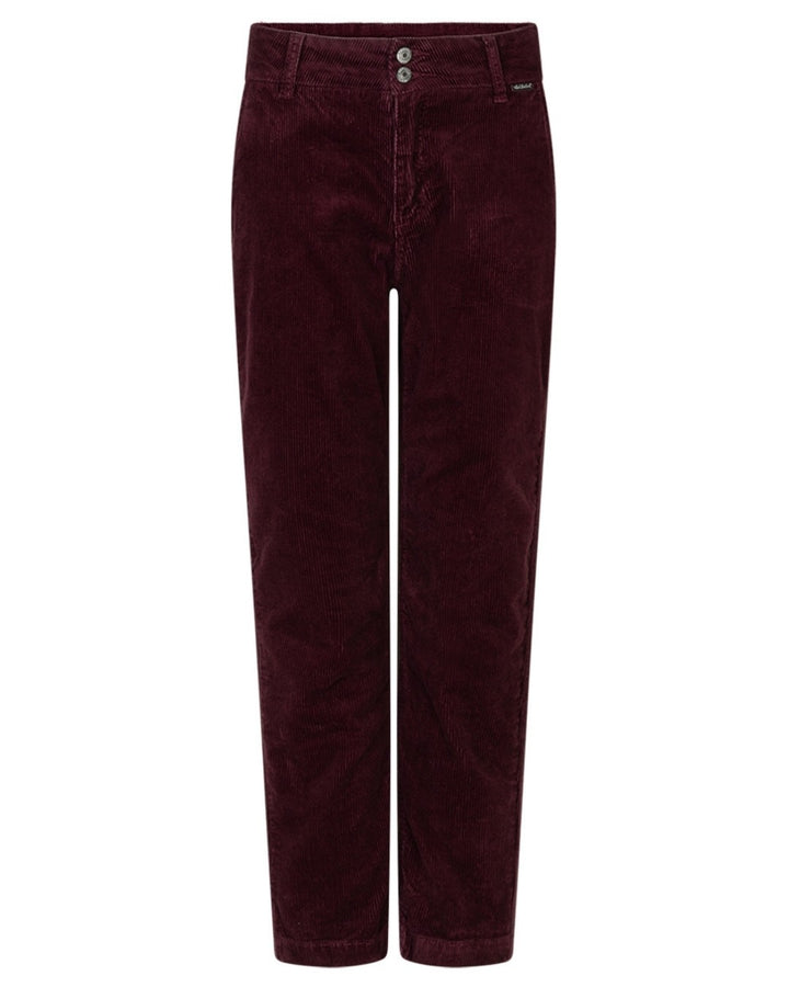 Diana cord bukse aubergine