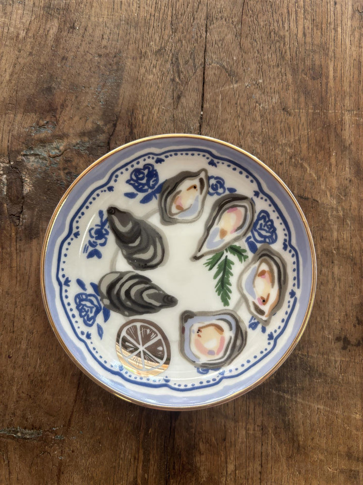 Porselen Smykke fat Oysters
