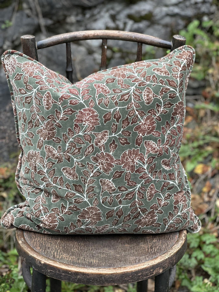 Putetrekk velur Lucca burnt olive