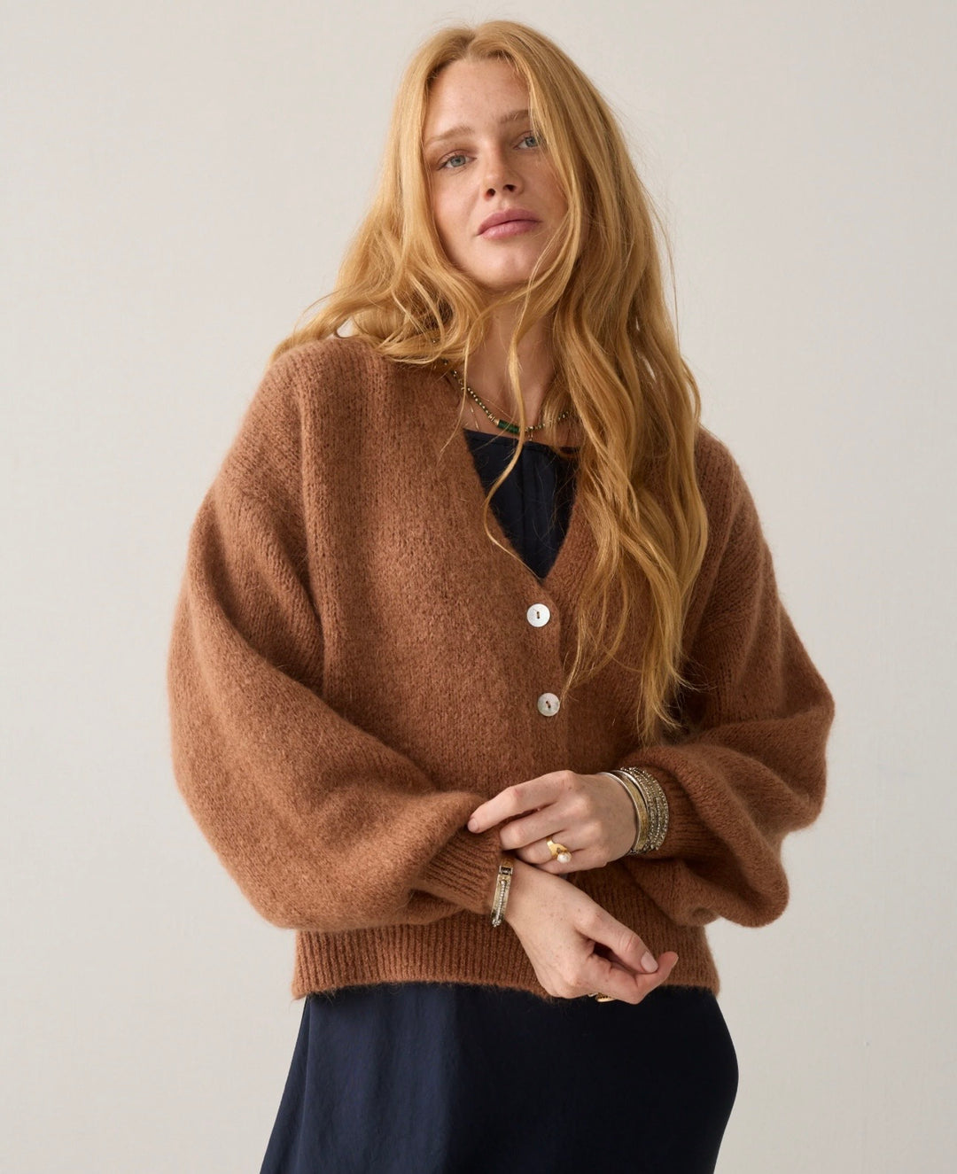 Cardigan cinnamon