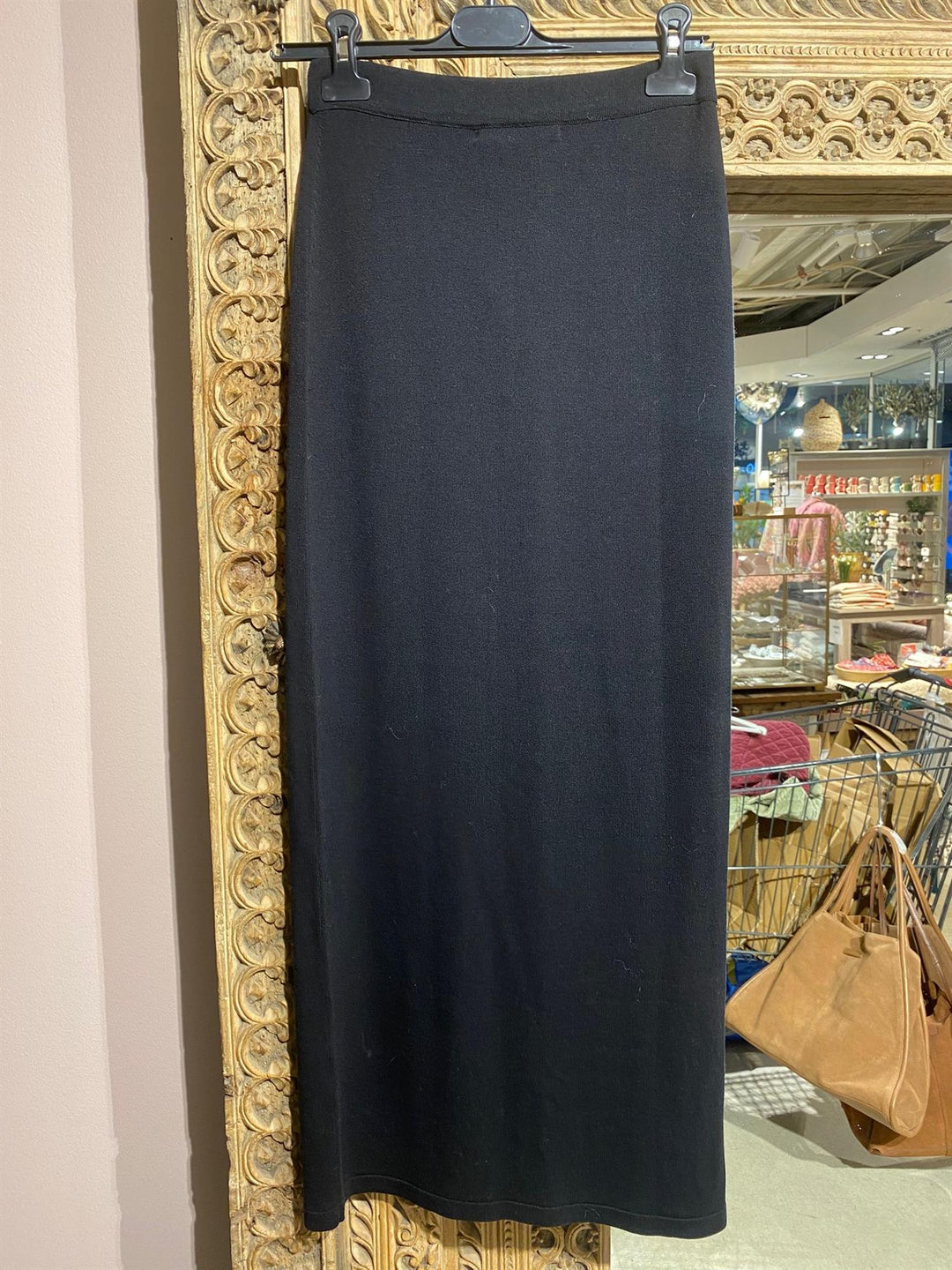 Gina langt skjørt black