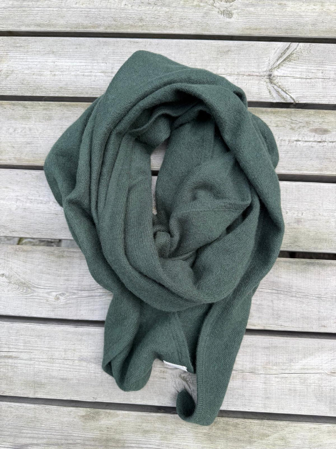 Skjerf cashmere olive