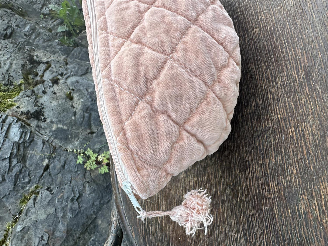 Sminkepung velur 15xH10 cm Peach bloom