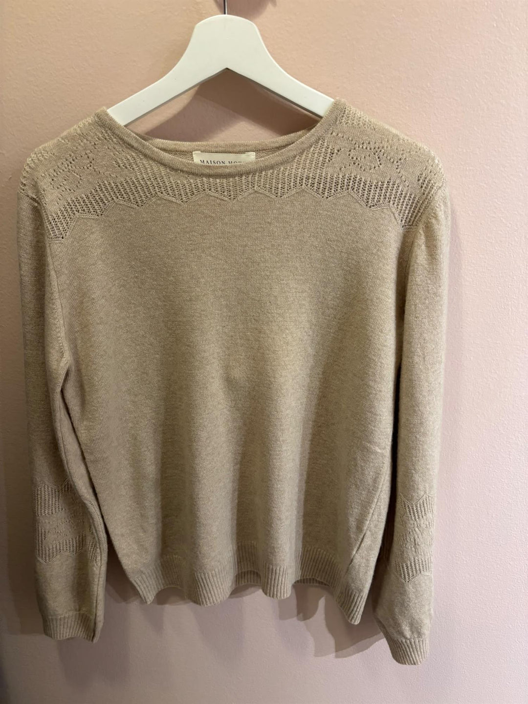 Lux genser krembeige