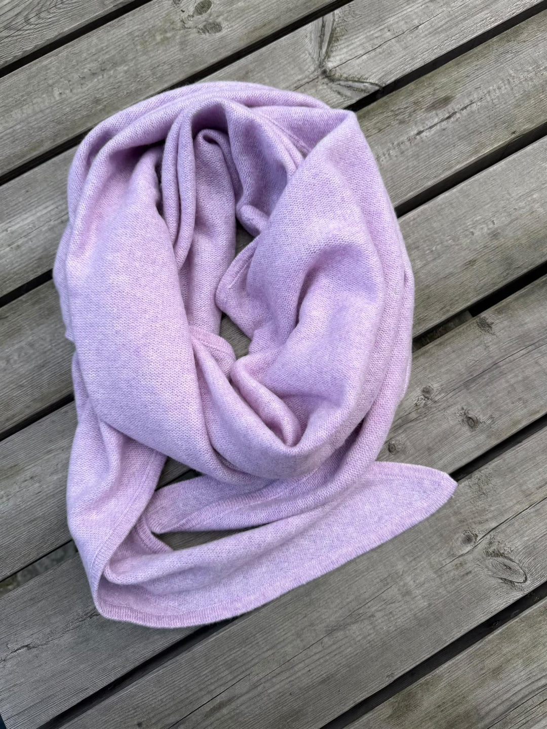 Skjerf cashmere lavendel
