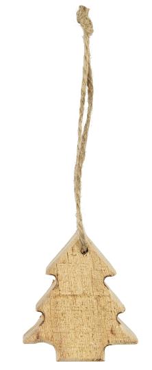 Lubbent juletre med jutesnor