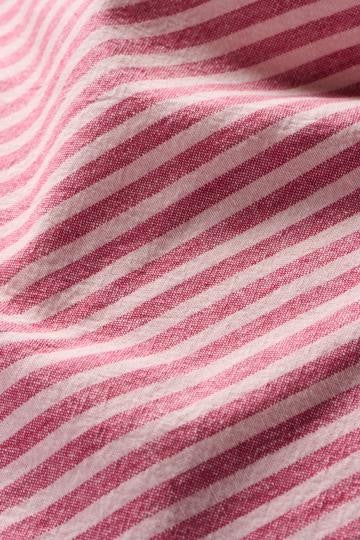 Kjøkkenhåndkle Linea stripet rosa