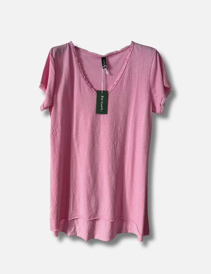 V-classic t-shirt baby pink