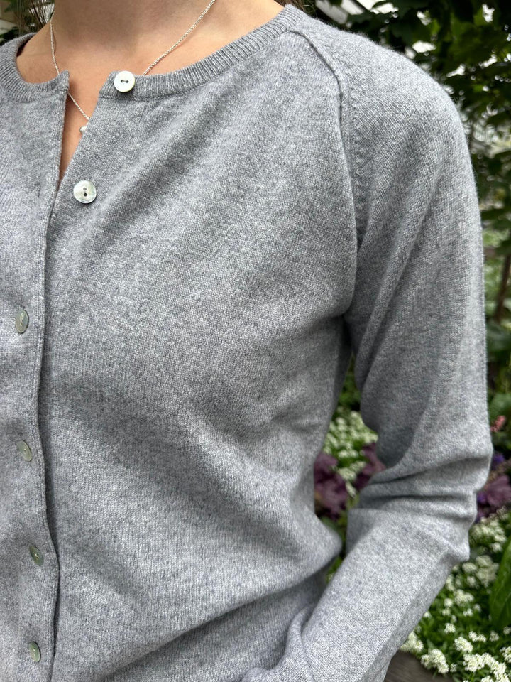 Cardigan cashmere marble melange