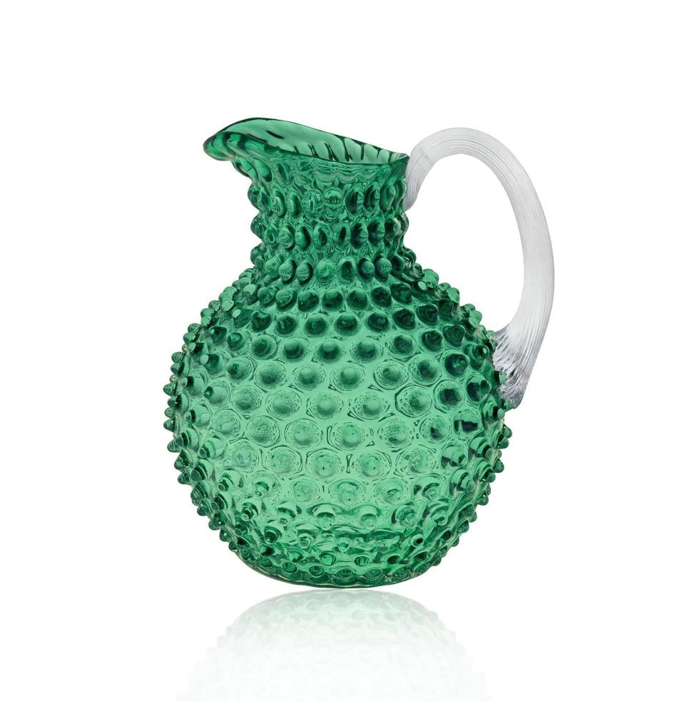 Hobnail jug underlay dark green 2 liter