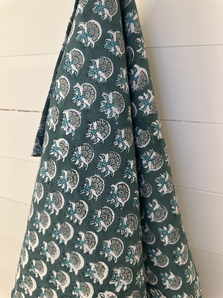 Kjøkkenhåndkle Margot blokkprint